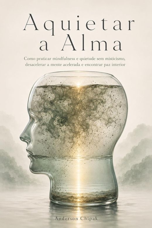 Capa do livro Aquietar a Alma, de Anderson Chipak — sobre atenção plena na rotina