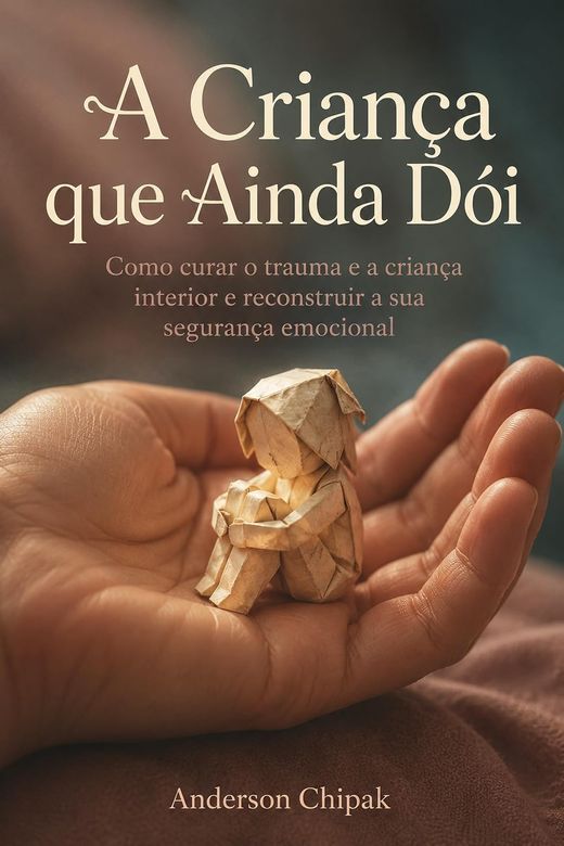 Capa do livro A Criança que Ainda Dói, de Anderson Chipak — sobre criança interior e feridas antigas