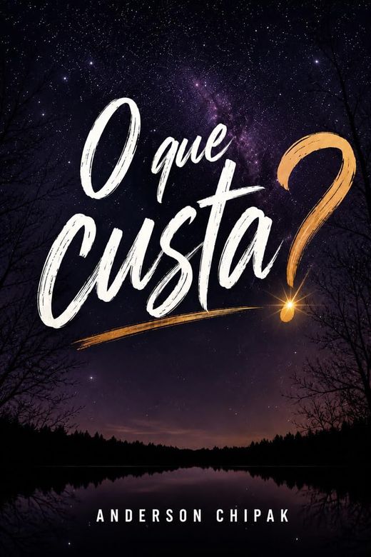 Capa do livro O que custa?, de Anderson Chipak — sobre a decisão da salvação e a graça