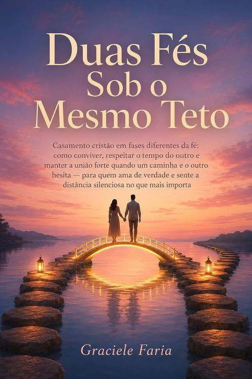 Capa do livro Duas Fés Sob o Mesmo Teto, de Graciele Faria — sobre casamento em que a fé não é a mesma