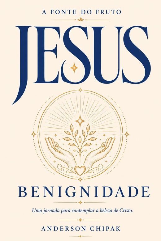 Capa do livro JESUS: A Fonte da Benignidade, de Anderson Chipak — sobre a santidade que acolhia pecadores