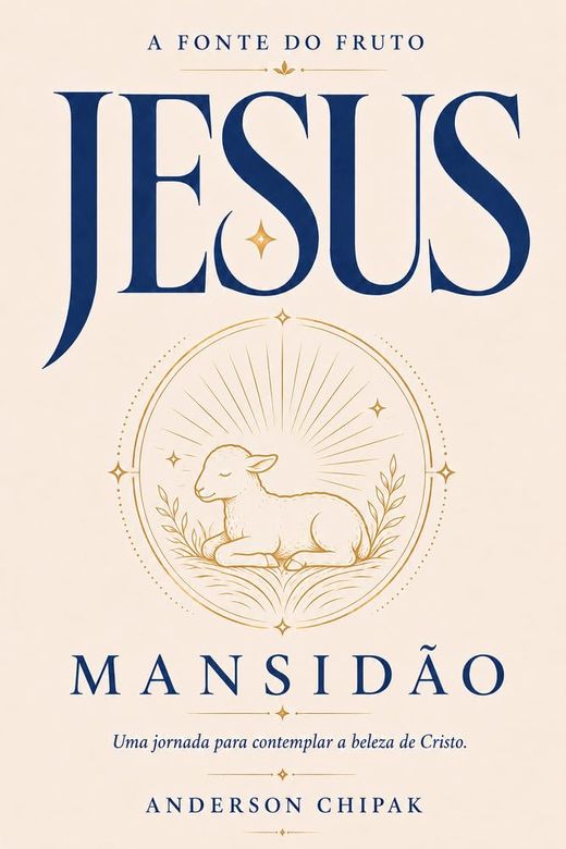 Capa do livro JESUS: A Fonte da Mansidão, de Anderson Chipak — sobre força sob controle em Cristo