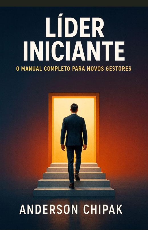 Capa do livro Líder Iniciante, de Anderson Chipak — sobre os primeiros passos de quem virou gestor