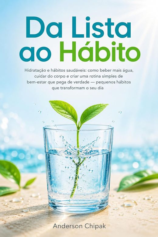 Capa do livro Da Lista ao Hábito, de Anderson Chipak — sobre criar hábitos saudáveis que se mantêm