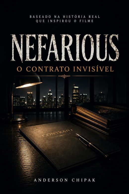 Capa do livro Nefarious: O Contrato Invisível, de Anderson Chipak — sobre mentira, permissão e libertação