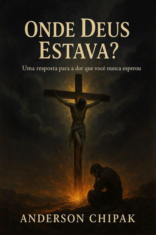 Capa do livro Onde Deus Estava?, de Anderson Chipak — sobre sofrimento, perda e o silêncio de Deus