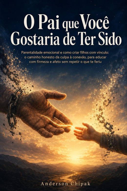 Capa do livro O Pai que Você Gostaria de Ter Sido, de Anderson Chipak — sobre paternidade, limites e reparo