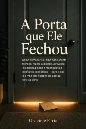 Capa do livro A Porta que Ele Fechou, de Graciele Faria — sobre reabrir o diálogo com o filho adolescente