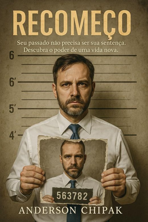 Capa do livro Recomeço, de Anderson Chipak — sobre passado, vergonha e identidade nova