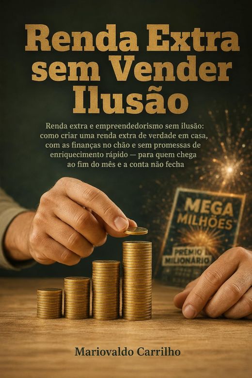 Capa do livro Renda Extra sem Vender Ilusão, de Mariovaldo Carrilho — sobre renda extra honesta