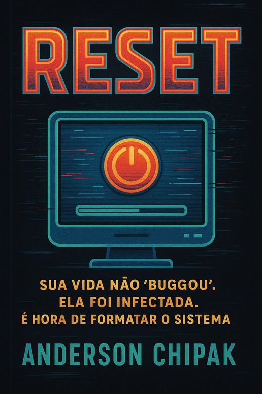 Capa do livro Reset, de Anderson Chipak — sobre arrependimento, novo nascimento e mudança de vida