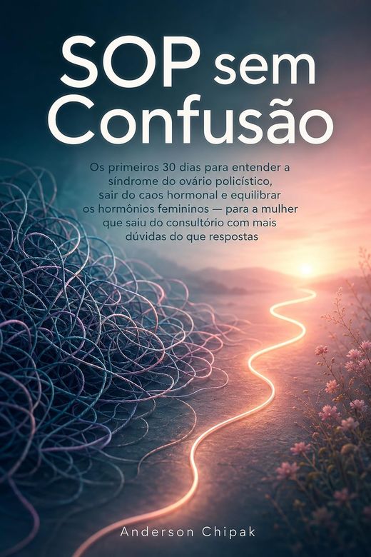 Capa do livro SOP sem Confusão, de Anderson Chipak — sobre a síndrome dos ovários policísticos