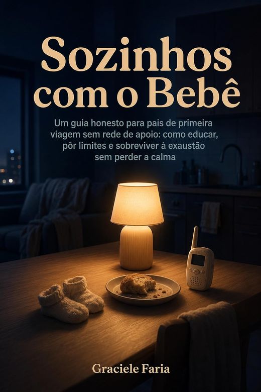 Capa do livro Sozinhos com o Bebê, de Graciele Faria — sobre pais de primeira viagem sem rede de apoio